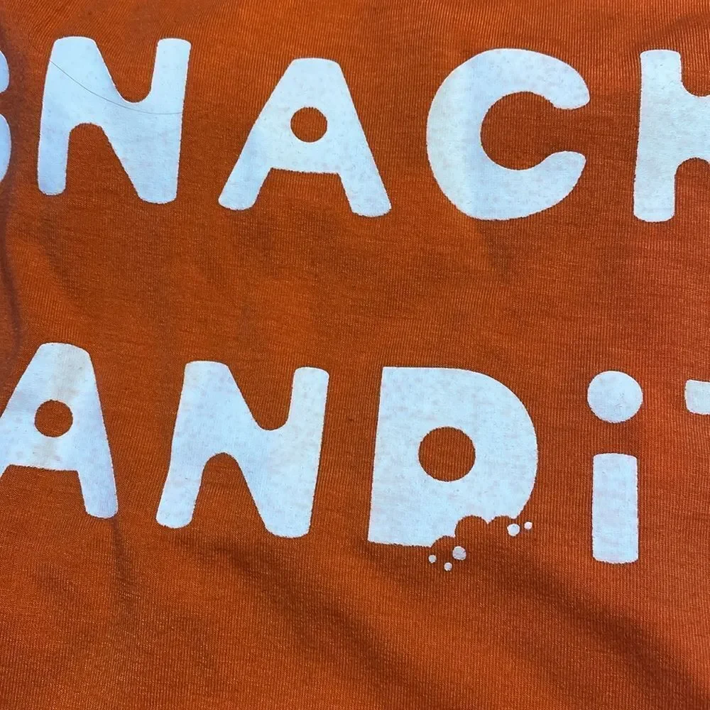 Snack Bandit Orange Dog Basic Tank Tee Shirt